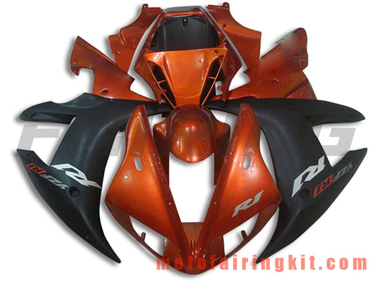 Fairing Kits Fit for YZF-1000 R1 2002 2003 YZF 1000 R1 02 03 Plastic ABS Injection Mold Complete Motorcycle Body Aftermarket Bodywork Frame (Orange & Black) B010