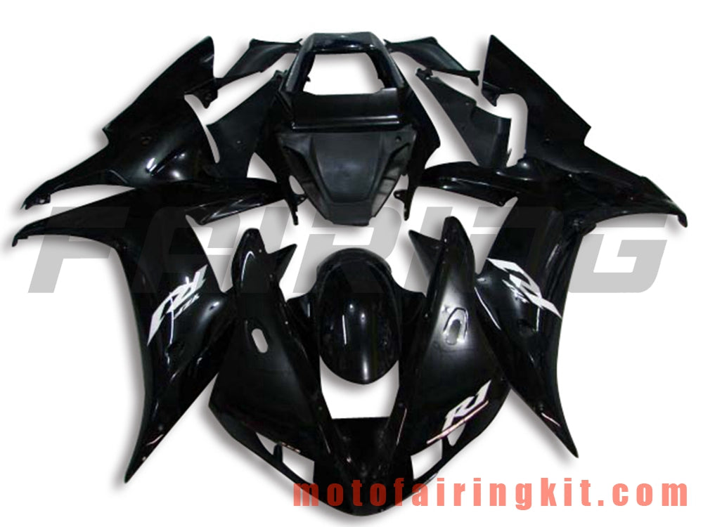 Fairing Kits Fit for YZF-1000 R1 2002 2003 YZF 1000 R1 02 03 Plastic ABS Injection Mold Complete Motorcycle Body Aftermarket Bodywork Frame (Black) B014