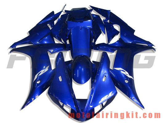 Kits de carenado aptos para YZF-1000 R1 2002 2003 YZF 1000 R1 02 03 Molde de inyección de plástico ABS Carrocería completa para motocicleta Carrocería del mercado de accesorios Marco (azul) B021