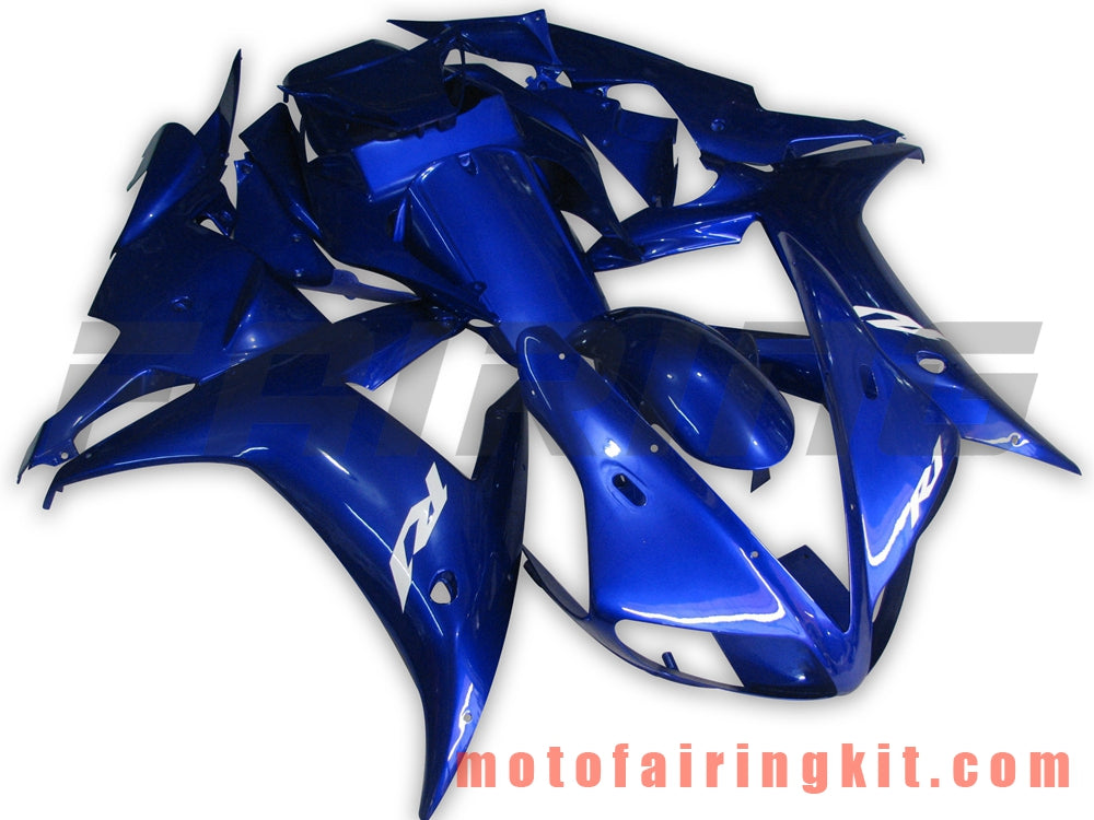 フェアリングキット YZF-1000 R1 2002 2003 YZF 1000 R1 02 03 プラスチック ABS 射出成形 完全なオートバイボディ アフターマーケットボディワークフレーム (ブルー) B021