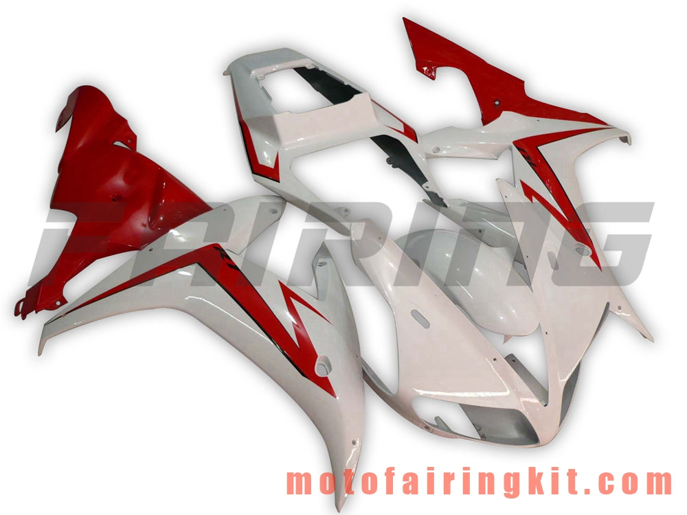 Fairing Kits Fit for YZF-1000 R1 2002 2003 YZF 1000 R1 02 03 Plastic ABS Injection Mold Complete Motorcycle Body Aftermarket Bodywork Frame (Red & White) B023