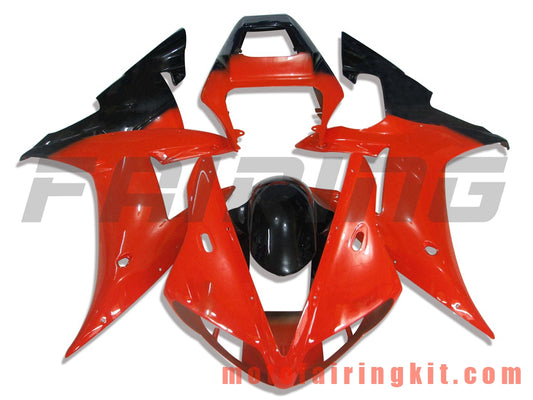 Fairing Kits Fit for YZF-1000 R1 2002 2003 YZF 1000 R1 02 03 Plastic ABS Injection Mold Complete Motorcycle Body Aftermarket Bodywork Frame (Orange & Black) B031