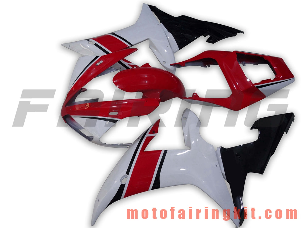 Fairing Kits Fit for YZF-1000 R1 2002 2003 YZF 1000 R1 02 03 Plastic ABS Injection Mold Complete Motorcycle Body Aftermarket Bodywork Frame (Red & White) B034