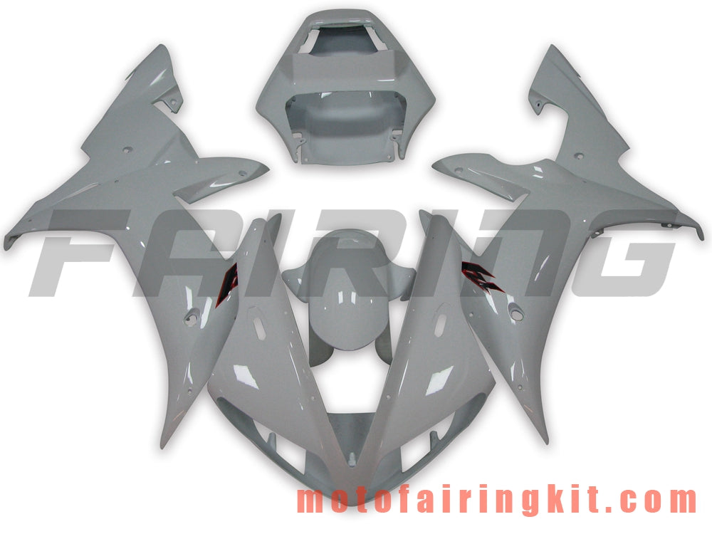 Fairing Kits Fit for YZF-1000 R1 2002 2003 YZF 1000 R1 02 03 Plastic ABS Injection Mold Complete Motorcycle Body Aftermarket Bodywork Frame (White) B047