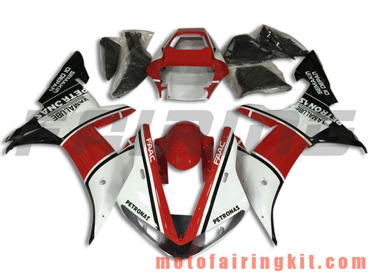 Kits de carenado aptos para YZF-1000 R1 2002 2003 YZF 1000 R1 02 03 Molde de inyección de plástico ABS Carrocería completa para motocicleta Marco de carrocería de posventa (rojo y blanco) B050