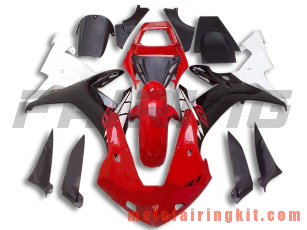 Kits de carenado aptos para YZF-1000 R1 2002 2003 YZF 1000 R1 02 03 Molde de inyección de plástico ABS Carrocería completa para motocicleta Marco de carrocería de posventa (rojo y negro) B056