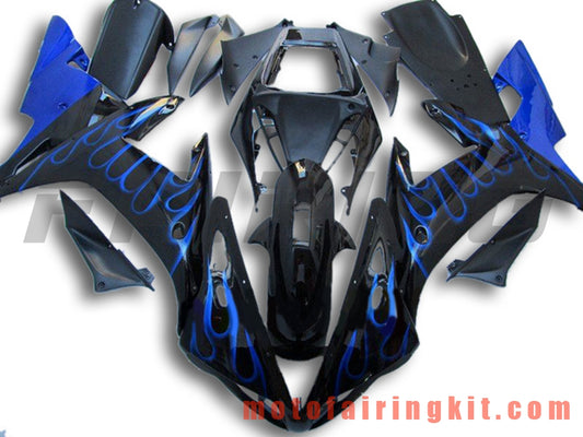 Kits de carenado aptos para YZF-1000 R1 2002 2003 YZF 1000 R1 02 03 Molde de inyección de plástico ABS Carrocería completa para motocicleta Marco de carrocería de posventa (azul y negro) B057