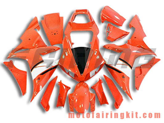 Fairing Kits Fit for YZF-1000 R1 2002 2003 YZF 1000 R1 02 03 Plastic ABS Injection Mold Complete Motorcycle Body Aftermarket Bodywork Frame (Orange) B063