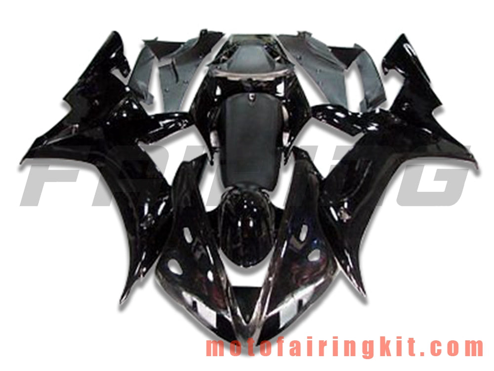 Fairing Kits Fit for YZF-1000 R1 2002 2003 YZF 1000 R1 02 03 Plastic ABS Injection Mold Complete Motorcycle Body Aftermarket Bodywork Frame (Black) B064