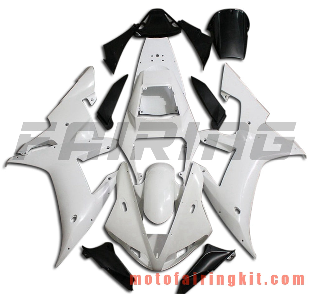 Fairing Kits Fit for YZF-1000 R1 2002 2003 YZF 1000 R1 02 03 Plastic ABS Injection Mold Complete Motorcycle Body Aftermarket Bodywork Frame (Unpainted) BBB1