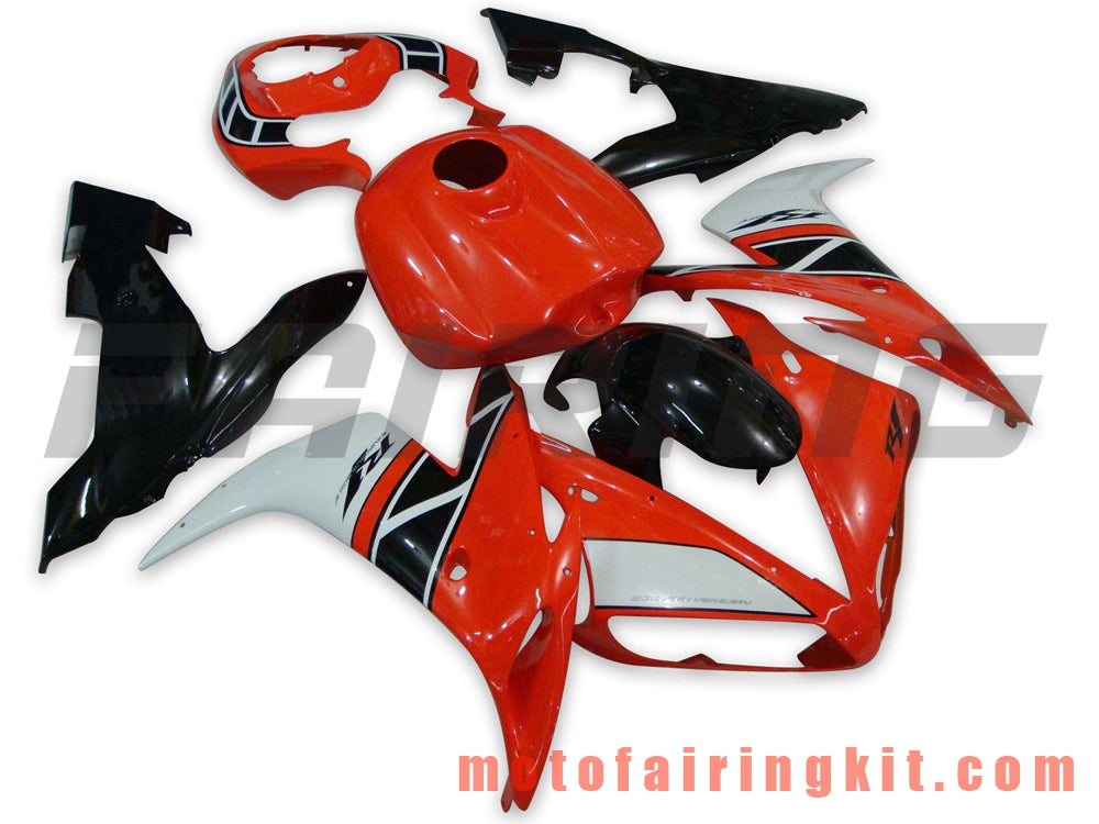 Fairing Kits Fit for YZF-1000 R1 2004 2005 2006 YZF 1000 R1 04 05 06 Plastic ABS Injection Mold Complete Motorcycle Body Aftermarket Bodywork Frame (Orange & Black) B002