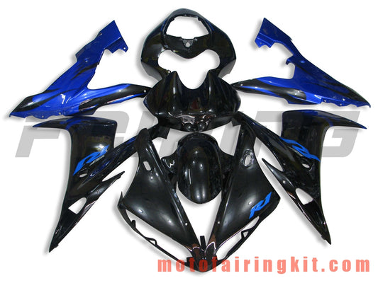 Kits de carenado aptos para YZF-1000 R1 2004 2005 2006 YZF 1000 R1 04 05 06 Molde de inyección de plástico ABS Carrocería completa para motocicleta Marco de carrocería de posventa (negro y azul) B005