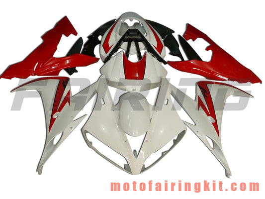 Kits de carenado aptos para YZF-1000 R1 2004 2005 2006 YZF 1000 R1 04 05 06 Molde de inyección de plástico ABS Carrocería completa para motocicleta Marco de carrocería de posventa (blanco y rojo) B019