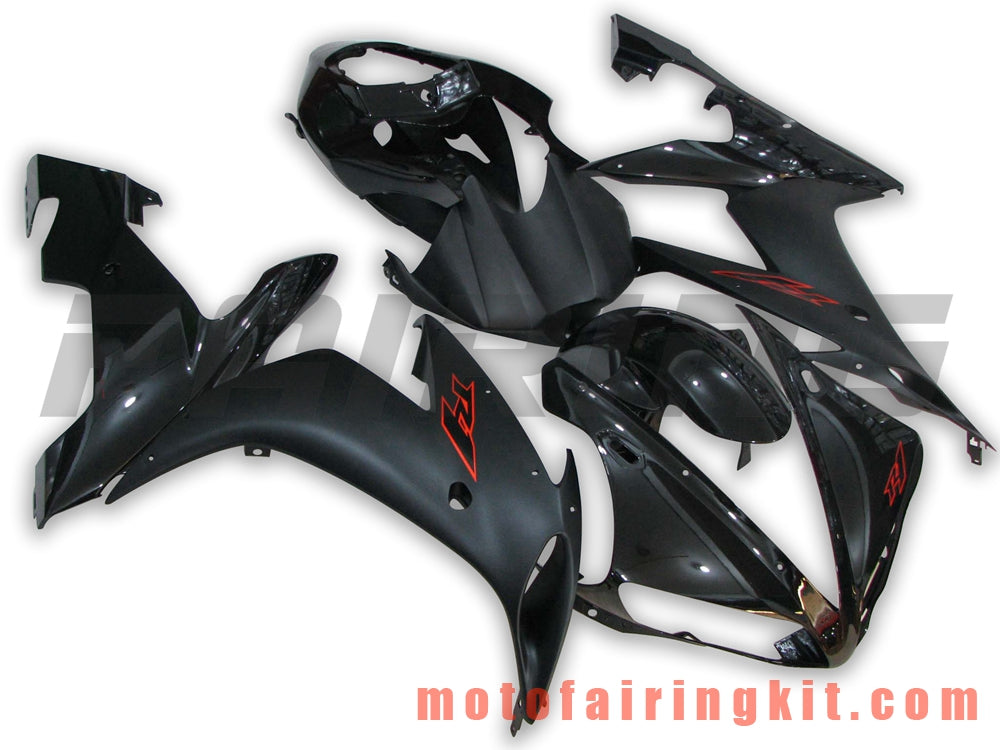 Fairing Kits Fit for YZF-1000 R1 2004 2005 2006 YZF 1000 R1 04 05 06 Plastic ABS Injection Mold Complete Motorcycle Body Aftermarket Bodywork Frame (Black) B021