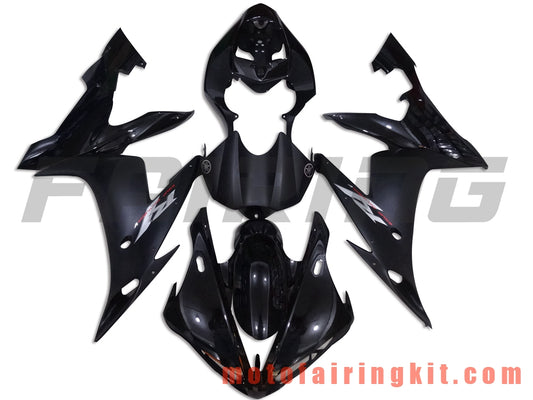 Fairing Kits Fit for YZF-1000 R1 2004 2005 2006 YZF 1000 R1 04 05 06 Plastic ABS Injection Mold Complete Motorcycle Body Aftermarket Bodywork Frame (Black) B022