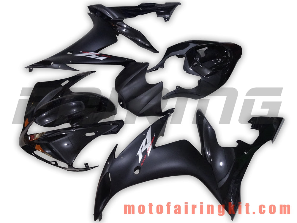 Fairing Kits Fit for YZF-1000 R1 2004 2005 2006 YZF 1000 R1 04 05 06 Plastic ABS Injection Mold Complete Motorcycle Body Aftermarket Bodywork Frame (Black) B022