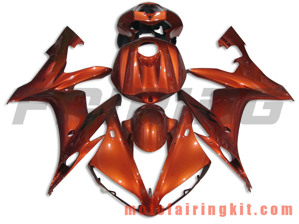 Fairing Kits Fit for YZF-1000 R1 2004 2005 2006 YZF 1000 R1 04 05 06 Plastic ABS Injection Mold Complete Motorcycle Body Aftermarket Bodywork Frame (Orange) B025