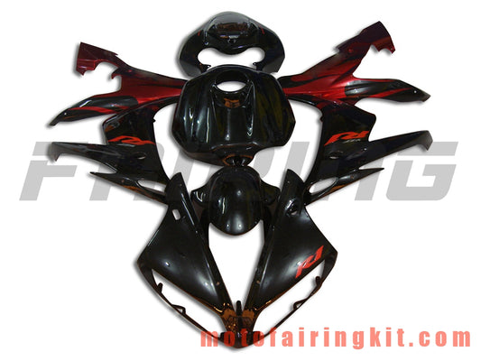 Kits de carenado aptos para YZF-1000 R1 2004 2005 2006 YZF 1000 R1 04 05 06 Molde de inyección de plástico ABS Carrocería completa para motocicleta Marco de carrocería de posventa (negro y naranja) B028