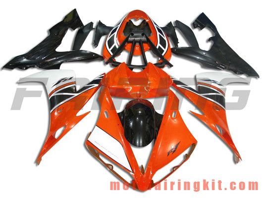 Fairing Kits Fit for YZF-1000 R1 2004 2005 2006 YZF 1000 R1 04 05 06 Plastic ABS Injection Mold Complete Motorcycle Body Aftermarket Bodywork Frame (Orange & Black) B029