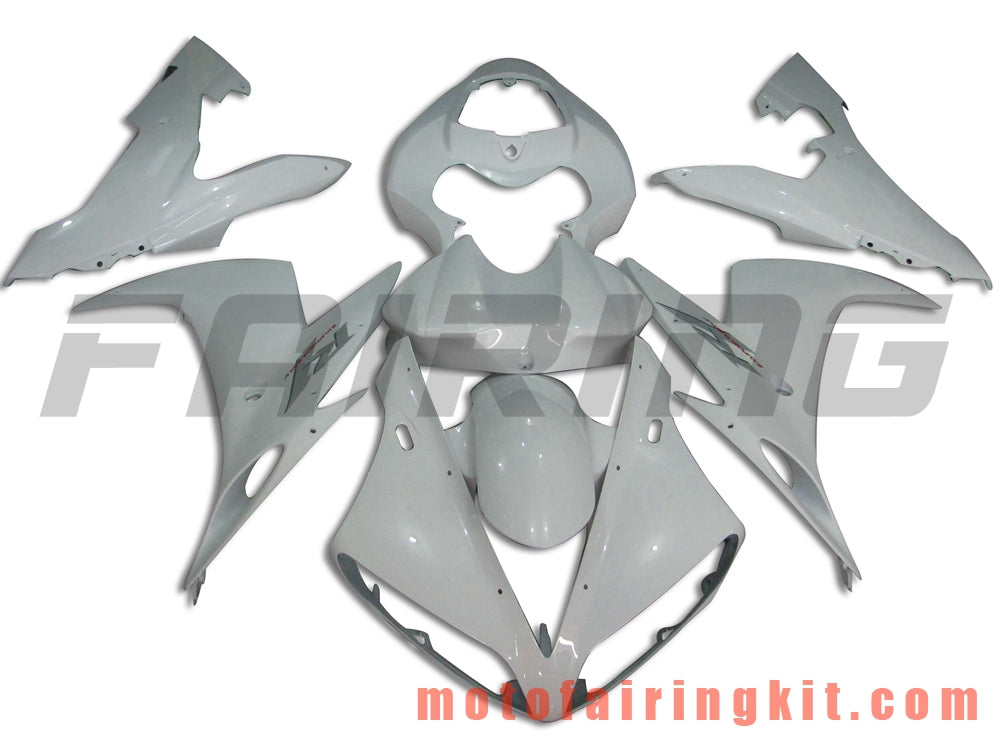 Kits de carenado aptos para YZF-1000 R1 2004 2005 2006 YZF 1000 R1 04 05 06 Molde de inyección de plástico ABS Carrocería completa para motocicleta Carrocería del mercado de accesorios Marco (blanco) B032