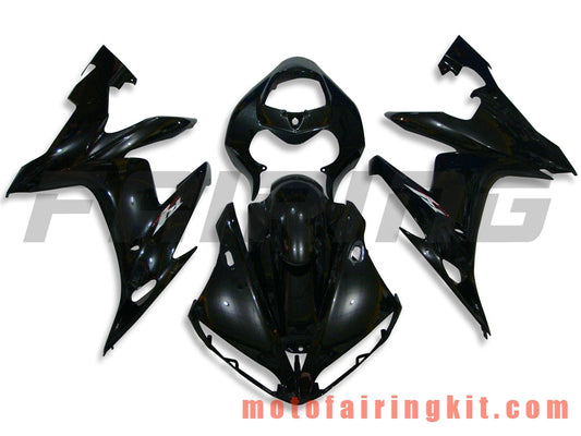 Fairing Kits Fit for YZF-1000 R1 2004 2005 2006 YZF 1000 R1 04 05 06 Plastic ABS Injection Mold Complete Motorcycle Body Aftermarket Bodywork Frame (Black) B041