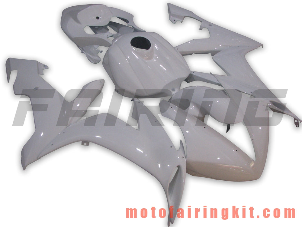 Fairing Kits Fit for YZF-1000 R1 2004 2005 2006 YZF 1000 R1 04 05 06 Plastic ABS Injection Mold Complete Motorcycle Body Aftermarket Bodywork Frame (White) B054