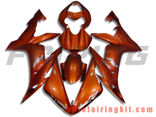 Fairing Kits Fit for YZF-1000 R1 2004 2005 2006 YZF 1000 R1 04 05 06 Plastic ABS Injection Mold Complete Motorcycle Body Aftermarket Bodywork Frame (Orange) B061