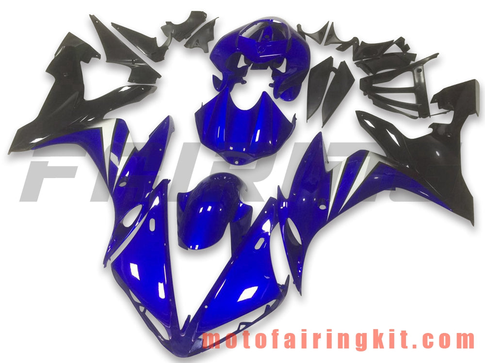 Fairing Kits Fit for YZF-1000 R1 2004 2005 2006 YZF 1000 R1 04 05 06 Plastic ABS Injection Mold Complete Motorcycle Body Aftermarket Bodywork Frame (Blue & Black) B065