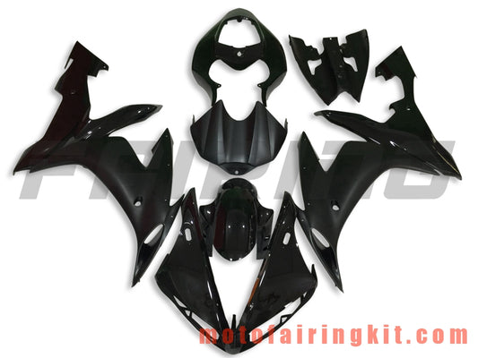 Fairing Kits Fit for YZF-1000 R1 2004 2005 2006 YZF 1000 R1 04 05 06 Plastic ABS Injection Mold Complete Motorcycle Body Aftermarket Bodywork Frame (Black) B072