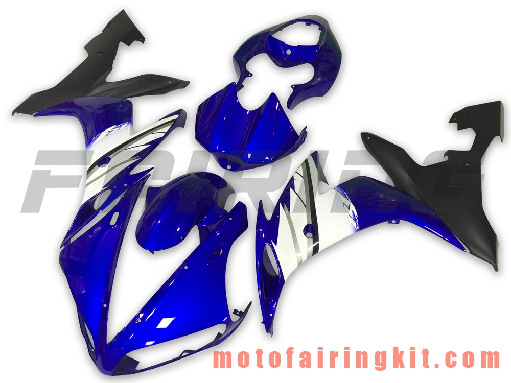 Fairing Kits Fit for YZF-1000 R1 2004 2005 2006 YZF 1000 R1 04 05 06 Plastic ABS Injection Mold Complete Motorcycle Body Aftermarket Bodywork Frame (Blue & Black) B076