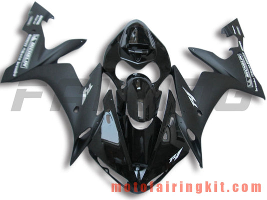 Fairing Kits Fit for YZF-1000 R1 2004 2005 2006 YZF 1000 R1 04 05 06 Plastic ABS Injection Mold Complete Motorcycle Body Aftermarket Bodywork Frame (Black) B080