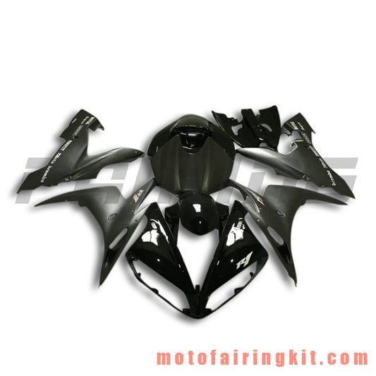 Fairing Kits Fit for YZF-1000 R1 2004 2005 2006 YZF 1000 R1 04 05 06 Plastic ABS Injection Mold Complete Motorcycle Body Aftermarket Bodywork Frame (Black & Gray) B086