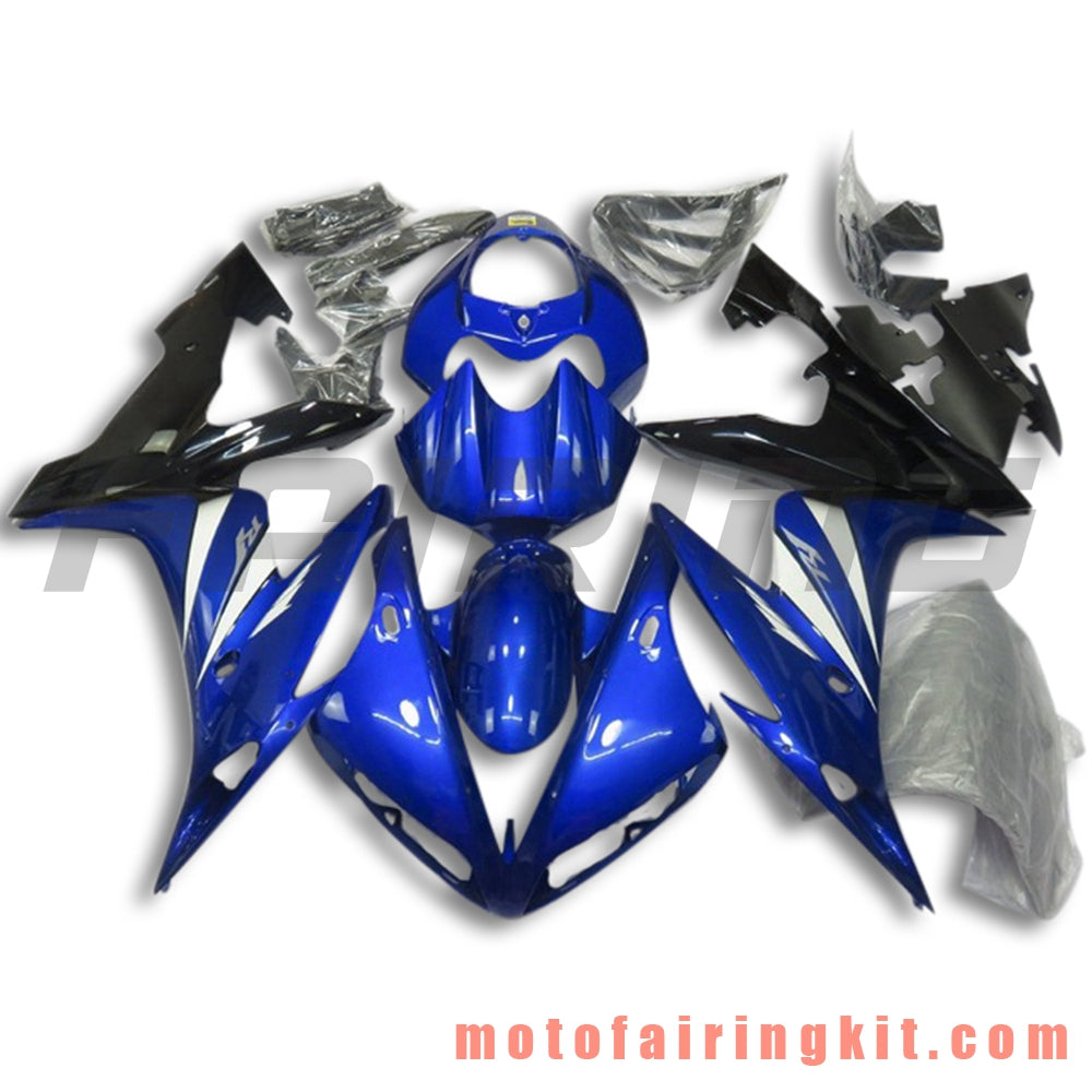 フェアリングキット YZF-1000 R1 2004 2005 2006 YZF 1000 R1 04 05 06 プラスチック ABS 射出成型 完全なオートバイボディ アフターマーケットボディワークフレーム (ブルー &amp; ブラック) B090