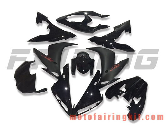 Fairing Kits Fit for YZF-1000 R1 2004 2005 2006 YZF 1000 R1 04 05 06 Plastic ABS Injection Mold Complete Motorcycle Body Aftermarket Bodywork Frame (Black) B091