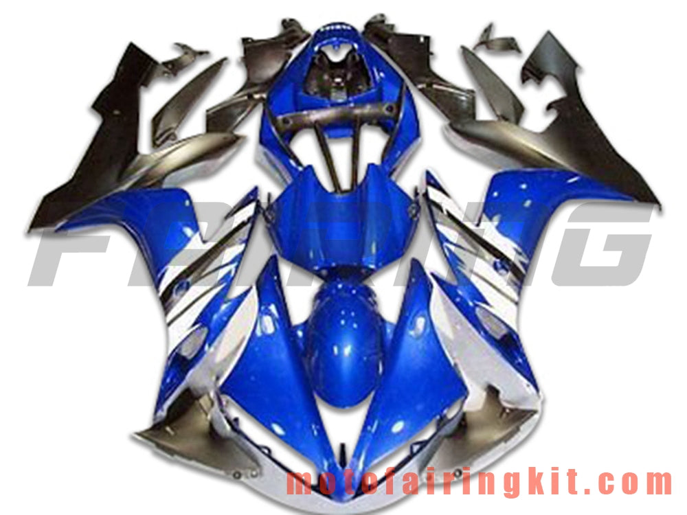 Fairing Kits Fit for YZF-1000 R1 2004 2005 2006 YZF 1000 R1 04 05 06 Plastic ABS Injection Mold Complete Motorcycle Body Aftermarket Bodywork Frame (Blue) B094