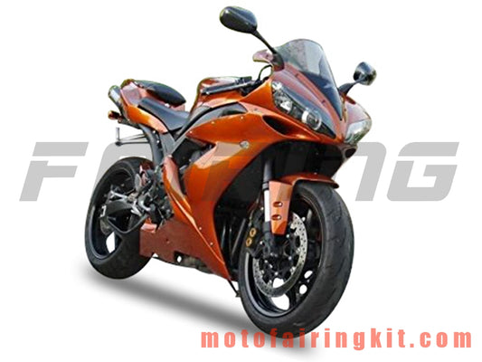 フェアリングキット YZF-1000 R1 2004 2005 2006 YZF 1000 R1 04 05 06 プラスチック ABS 射出成型 完全なオートバイボディ アフターマーケットボディワークフレーム (オレンジ) B096