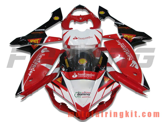 Kits de carenado aptos para YZF-1000 R1 2007 2008 YZF 1000 R1 07 08 Molde de inyección de plástico ABS Carrocería completa para motocicleta Marco de carrocería de posventa (rojo y negro) B002