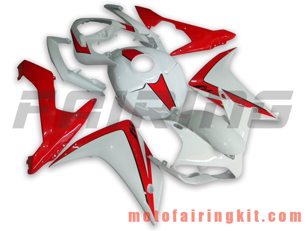 Fairing Kits Fit for YZF-1000 R1 2007 2008 YZF 1000 R1 07 08 Plastic ABS Injection Mold Complete Motorcycle Body Aftermarket Bodywork Frame (Red & White) B004