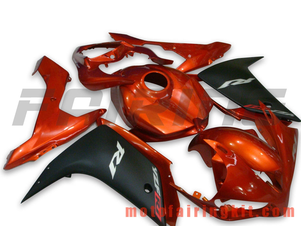 Fairing Kits Fit for YZF-1000 R1 2007 2008 YZF 1000 R1 07 08 Plastic ABS Injection Mold Complete Motorcycle Body Aftermarket Bodywork Frame (Orange & Black) B009