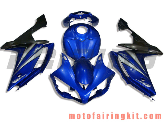 フェアリングキット YZF-1000 R1 2007 2008 YZF 1000 R1 07 08 プラスチック ABS 射出成形 完全なオートバイボディ アフターマーケットボディワークフレーム (ブルー &amp; ブラック) B012