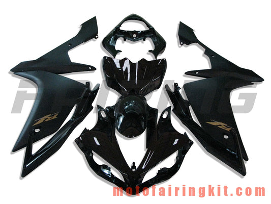 Fairing Kits Fit for YZF-1000 R1 2007 2008 YZF 1000 R1 07 08 Plastic ABS Injection Mold Complete Motorcycle Body Aftermarket Bodywork Frame (Black) B014