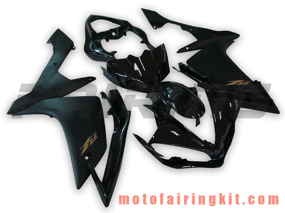 Fairing Kits Fit for YZF-1000 R1 2007 2008 YZF 1000 R1 07 08 Plastic ABS Injection Mold Complete Motorcycle Body Aftermarket Bodywork Frame (Black) B014