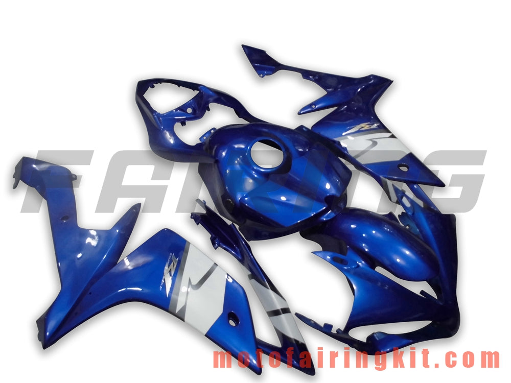 Kits de carenado aptos para YZF-1000 R1 2007 2008 YZF 1000 R1 07 08 Molde de inyección de plástico ABS Carrocería completa para motocicleta Marco de carrocería de posventa (azul y blanco) B020