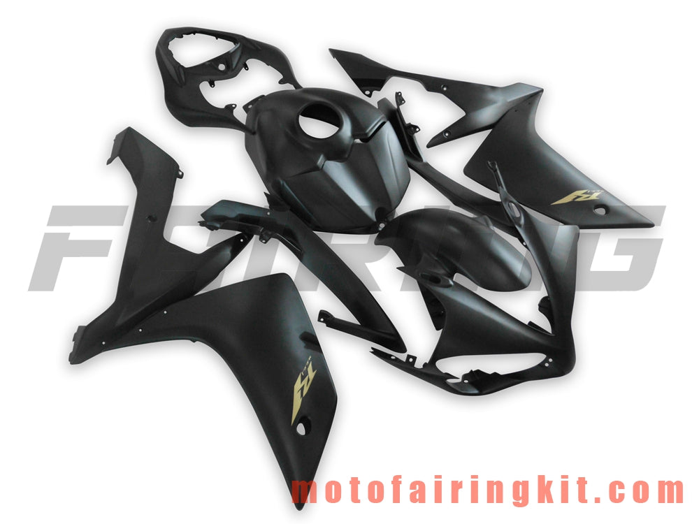 Fairing Kits Fit for YZF-1000 R1 2007 2008 YZF 1000 R1 07 08 Plastic ABS Injection Mold Complete Motorcycle Body Aftermarket Bodywork Frame (Black) B024