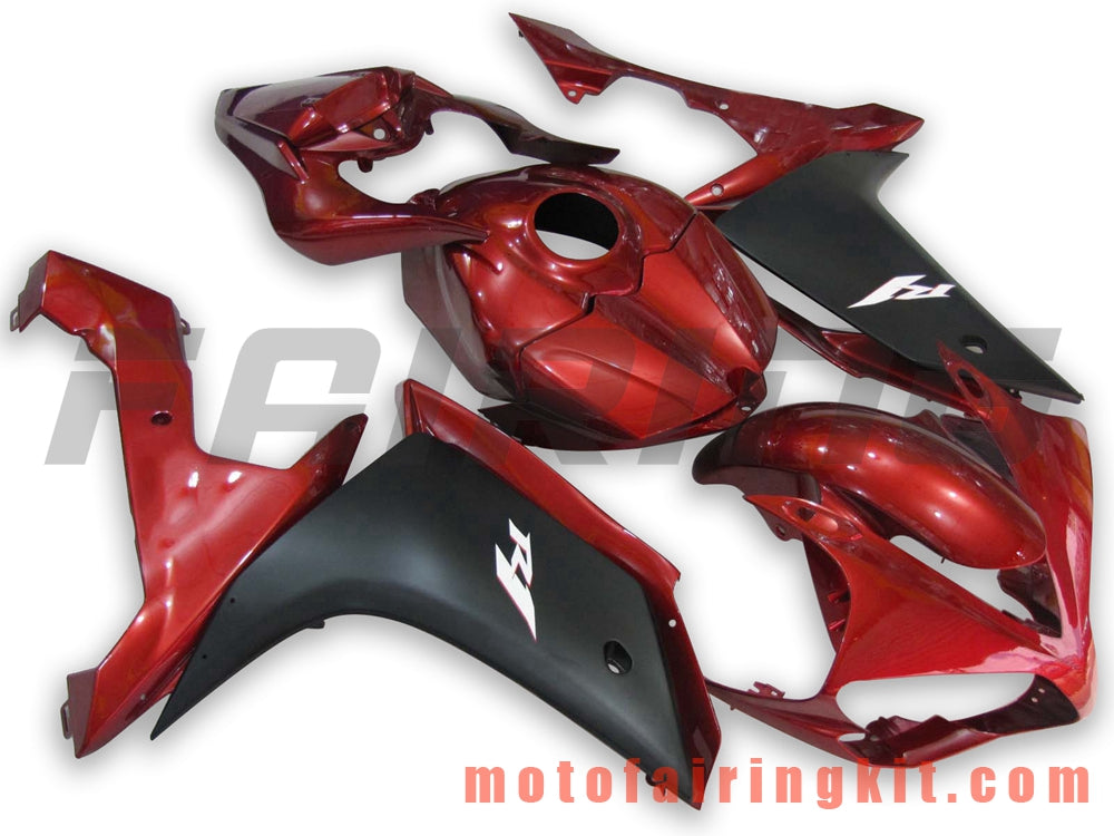 Fairing Kits Fit for YZF-1000 R1 2007 2008 YZF 1000 R1 07 08 Plastic ABS Injection Mold Complete Motorcycle Body Aftermarket Bodywork Frame (Orange & Black) B025