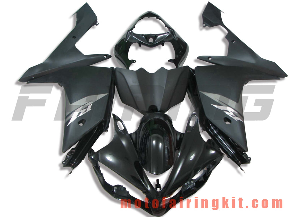 Fairing Kits Fit for YZF-1000 R1 2007 2008 YZF 1000 R1 07 08 Plastic ABS Injection Mold Complete Motorcycle Body Aftermarket Bodywork Frame (Black) B031