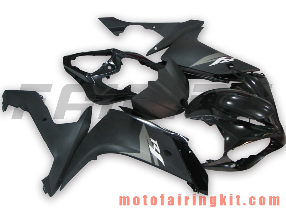 フェアリングキット YZF-1000 R1 2007 2008 YZF 1000 R1 07 08 プラスチック ABS 射出成形 完全なオートバイボディ アフターマーケットボディワークフレーム (ブラック) B031