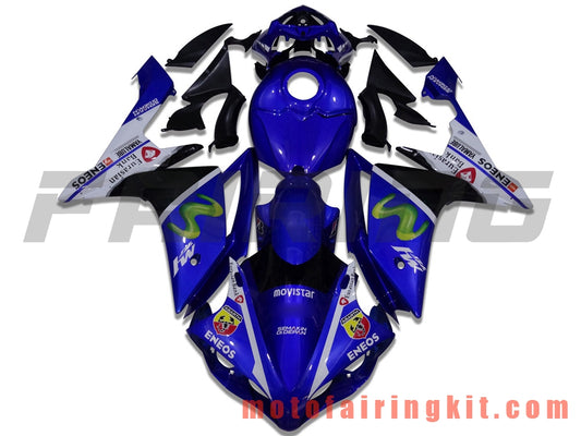 フェアリングキット YZF-1000 R1 2007 2008 YZF 1000 R1 07 08 プラスチック ABS 射出成形 完全なオートバイボディ アフターマーケットボディワークフレーム (ブルー) B032