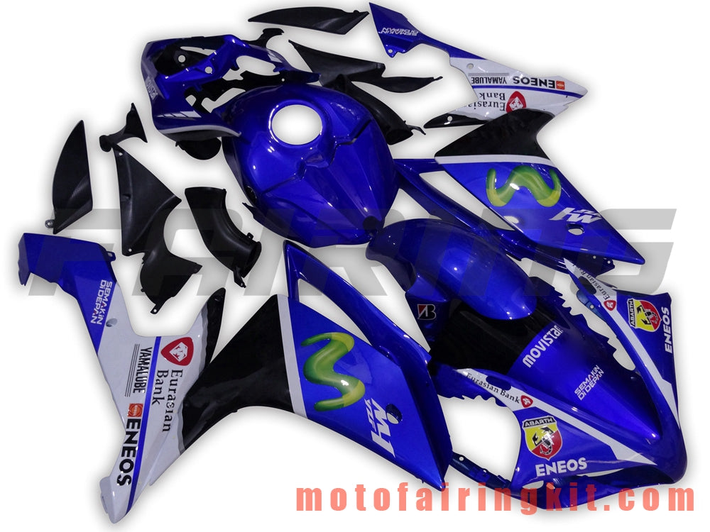 Kits de carenado aptos para YZF-1000 R1 2007 2008 YZF 1000 R1 07 08 Molde de inyección de plástico ABS Carrocería completa para motocicleta Marco de carrocería de posventa (azul) B032