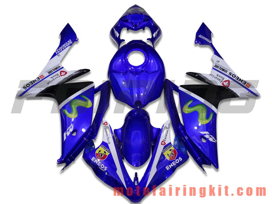 フェアリングキット YZF-1000 R1 2007 2008 YZF 1000 R1 07 08 プラスチック ABS 射出成形 完全なオートバイボディ アフターマーケットボディワークフレーム (ブルー) B035